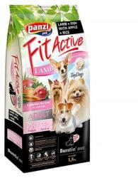 Panzi Állateledel száraz PANZI FitActive Hypoallergén kistestű felnőtt kutyáknak (bárány, hal, alma, rizs) 1, 5kg (308586)