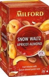 Milford Gyümölcstea, 20x2, 5 g, MILFORD "Snow Waltz", sárgabarack-mandula (029-001-004-0024)