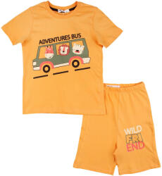 Civil Buszos sárga kisfiú pizsama (Méret 104-110)