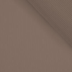 Takoy Konfekció anyag bordás Jersey új OSKAR sötétbézs színű № 65