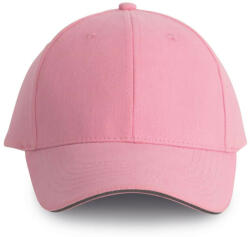 K-UP KP011 hat paneles Baseball sapka K-UP, Dark Pink/Slate Grey-U (kp011dpi-sl-u)