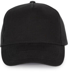 K-UP KP051 öt paneles pamut baseball sapka K-UP, Black-U (kp051bl-u)