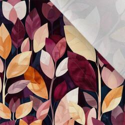 Takoy Prémium pamut NELA lila-bordó levelek