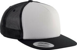 K-UP KP911 klasszikus hálós 5 paneles baseballsapka K-UP, Black/White/Black-U (kp911bl-wh-bl-u)