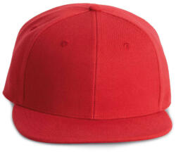 K-UP KP160 magas profilú baseball sapka 6 paneles K-UP, Red/Red-U (kp160re-re-u)