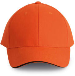 K-UP KP011 hat paneles Baseball sapka K-UP, Spicy Orange/Dark Grey-U (kp011spor-dg-u)