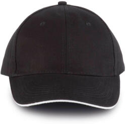 K-UP KP011 hat paneles Baseball sapka K-UP, Black/White-U (kp011bl-wh-u)