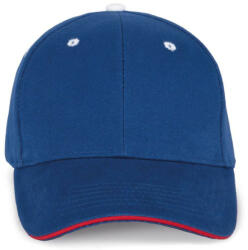 K-UP KP011 hat paneles Baseball sapka K-UP, Royal Blue/Red/White-U (kp011ro-re-wh-u)