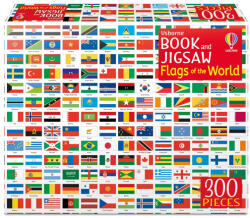 Usborne Book And Jigsaw - Flags Of The World