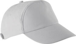 K-UP KP013 tépőzáras 7 paneles baseball sapka K-UP, White-U (kp013wh-u)