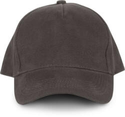 K-UP KP135 organikus 5 paneles pamut baseball sapka K-UP, Shale Grey-U (kp135sgr-u)