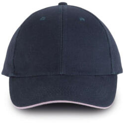K-UP KP011 hat paneles Baseball sapka K-UP, Navy/Pink-U (kp011nv-pi-u)