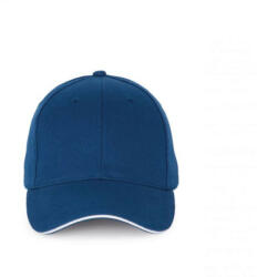 K-UP KP185 hat paneles baseball sapka szendvics ellenzővel K-UP, Royal Blue/White-U (kp185ro-wh-u)