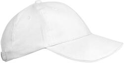 K-UP KP042 gyerek baseball sapka hat paneles fém csatos K-UP, White-U (kp042wh-u)