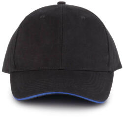 K-UP KP011 hat paneles Baseball sapka K-UP, Black/Royal Blue-U (kp011bl-ro-u)