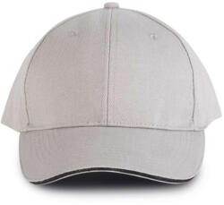 K-UP KP011 hat paneles Baseball sapka K-UP, Light Grey/Dark Grey-U (kp011lg-dg-u)