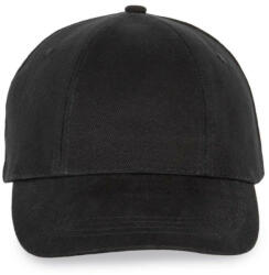 K-UP KP119 fém csatos pamut twill baseball sapka K-UP, Black-U (kp119bl-u)