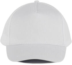 K-UP KP116 öt paneles pamut baseball sapka K-UP, White-U (kp116wh-u)