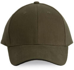 K-UP KP011 hat paneles Baseball sapka K-UP, Dark Khaki/Dark Grey-U (kp011dkh-dg-u)