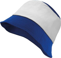 K-UP KP125 pamutvászon kalap K-UP, Royal Blue/White-U (kp125ro-wh-u)