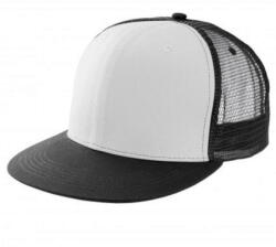 K-UP KP113 TRUCKER baseball sapka, 6 paneles K-UP, White/Black-U (kp113wh-bl-u)