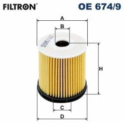 FILTRON olajszűrő FILTRON OE 674/9
