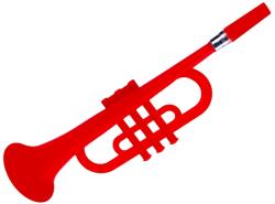  Trompeta din plastic, 36 cm (NBN000248705) Instrument muzical de jucarie