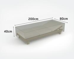 COVERTOP mérsékelten vízálló bútortakaró szövet 200 x 80 x m. 40 cm (2013603)