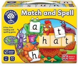 Orchard Toys Joc educativ in limba engleza Potriveste si formeaza cuvinte MATCH AND SPELL (OR004)