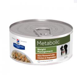 Hill's Prescription Diet Metabolic Wight Management Vegetable & Chicken Stew kutyatáp - konzerv 156 g - csui