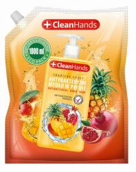 CleanHands Săpun lichid antibacterian pentru mâini cu fructe tropicale - Clean Hands Antibacterial Hand Soap 1000 ml