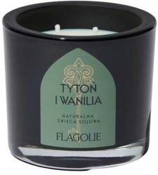 Flagolie Lumânare parfumată într-un pahar Tutun și vanilie, 2 fitiluri - Flagolie 170 g