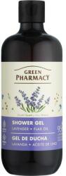 Green Pharmacy Gel de duș „Lavandă și ulei de in - Green Pharmacy 500 ml