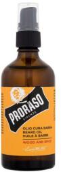 PRORASO Wood & Spice Beard Oil ulei de barbă 100 ml pentru bărbați