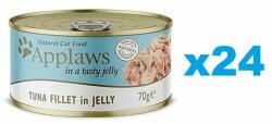 Applaws Cat Adult Tuna Fillet in Jelly Mancare umeda pentru pisici, cu ton in aspic 24x70g
