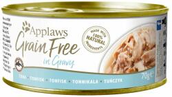 Applaws Cat Adult Grain Free in Gravy Tuna Pachet conserve pisici, cu ton in sos 24x70 g