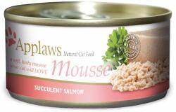 Applaws Cat Adult Mousse Salmon Set conserve mousse de somon pentru pisici 72x70 g