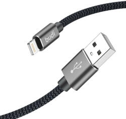 budi USB-A to Lightning Cable Budi 206L/2M 2.4A 2M (black) (206L/2M) - scom