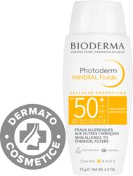 BIODERMA Protectie solara pentru pielea alergica la filtre chimice Photoderm Mineral Fluide, 75g, Bioderma