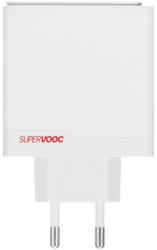 OnePlus SuperVOOC hálózati gyorstöltő Type-C , 80W GaN, fehér