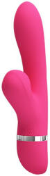 Pretty Love Vibrator Pretty Love Willow, 7 Moduri Vibratii, 4 Moduri Suctiune, Silicon, USB, Roz, 20.4 cm Vibrator