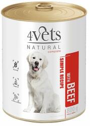 4Vets NATURAL 4Vets Natural Simple Recipe with Beef 800 g