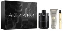 Azzaro The Most Wanted Intense, SET: Azzaro The Most Wanted Intense edp 100ml + Azzaro The Most Wanted Intense edp 10ml + Azzaro Wanted tusfürdő gél 75ml férfi parfüm