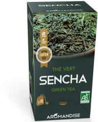 Aromandise Ceai verde Sencha bio 18 pliculete x 2g, Aromandise (ESELL-3560467100370-106553)