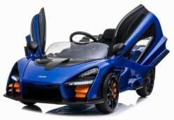 LeanToys Masinuta electrica pentru copii, McLaren Senna albastra, cu telecomanda, 2 motoare, greutate maxima 30 kg, 5350 (566732)