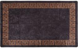 vidaXL fekete-arany mosható csúszásgátló szőnyeg 120 x 170 cm (373982)