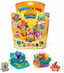 Magic Box Toys Set 4 figurine si 2 vehicule, SuperThings, Guardians of Kazoom Jet, Galben