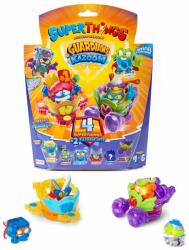 Magic Box Toys Set 4 figurine si 2 vehicule, SuperThings, Guardians of Kazoom Jet, Mov