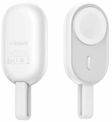 VEGER W0102 Veger Pomme Apple Watch kompatibilis Powerbank, 1200 mAh, fehér (W0102)