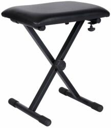 Proel EL30 Scaun pentru pian 3 poziții, negru mat, scaun acoperit cu PVC: 400 x 300 mm, sarcină maximă: 100 kg (EL30)